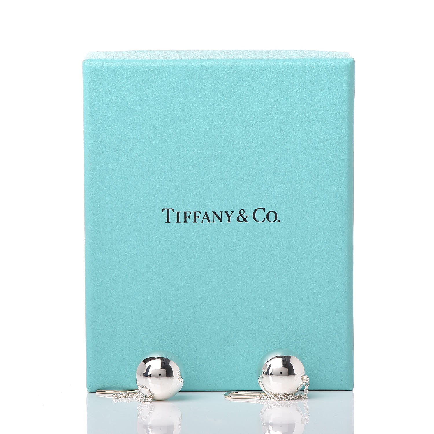 Tiffany Sterling Silver 14mm HardWear Ball Hook Earrings 4 of 4