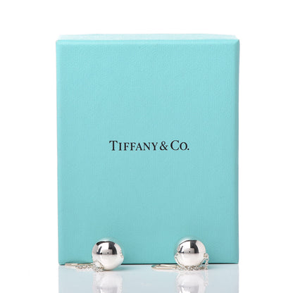 Tiffany Sterling Silver 14mm HardWear Ball Hook Earrings 4 of 4