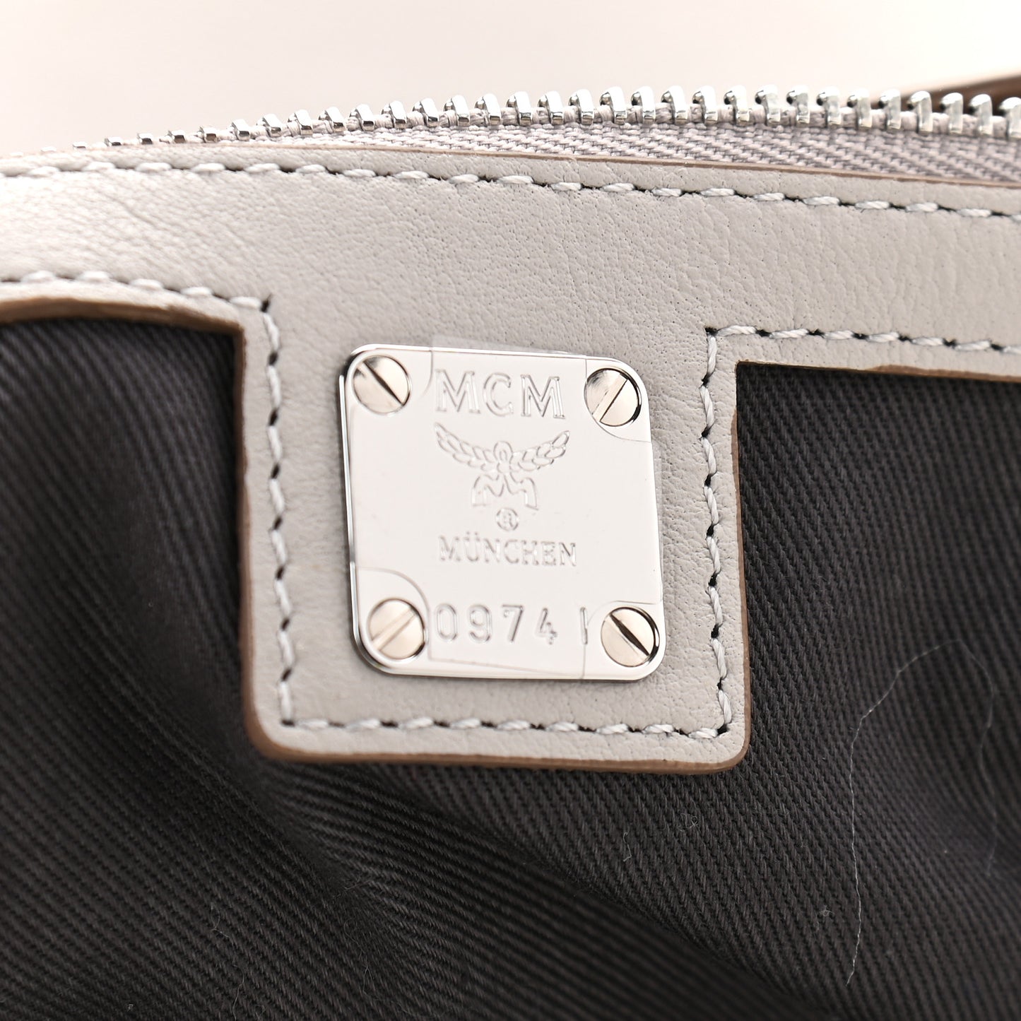 Calfskin Ottomar Monogram Medium Klara Shopper Tote Dove
