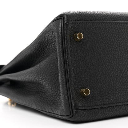 Hermes Togo Kelly Retourne 28 Black 9 of 12