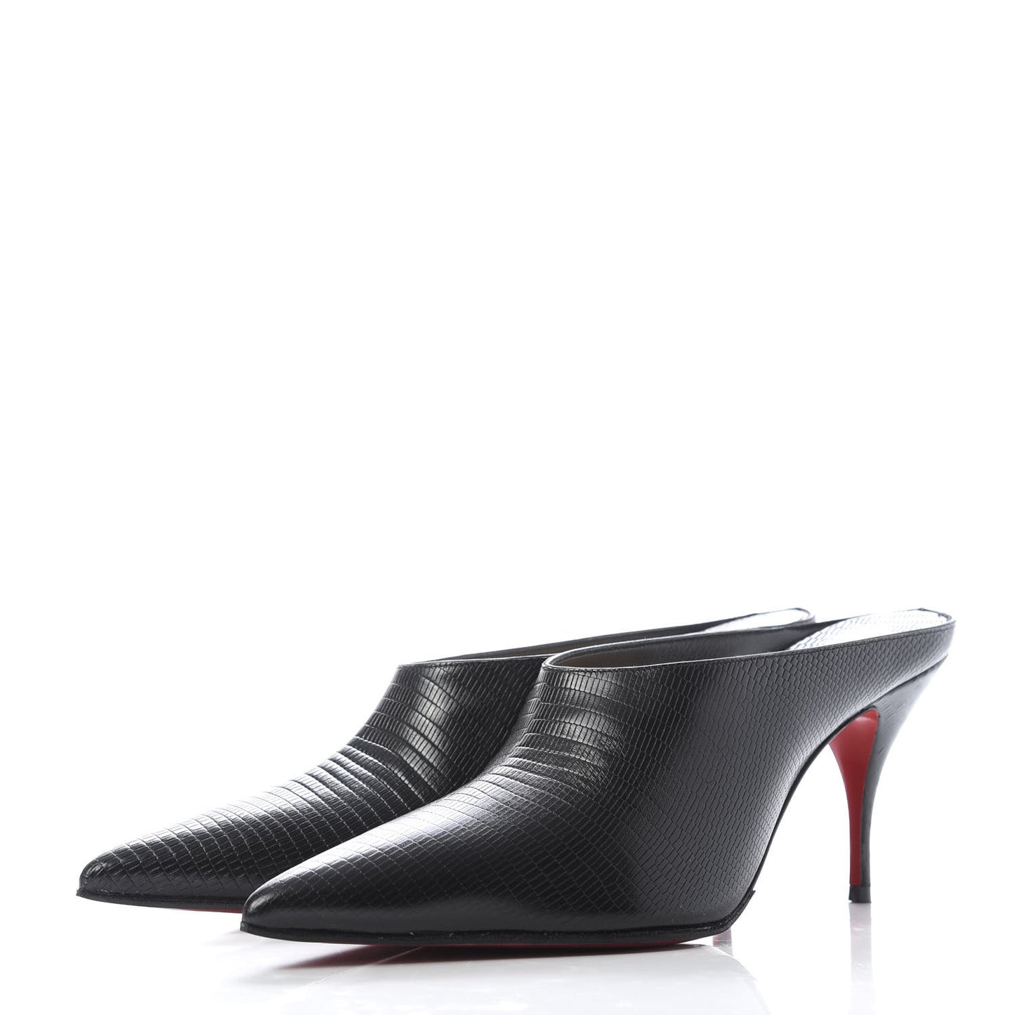 Calfskin Zarli Quart 80 Mules 40.5 Black