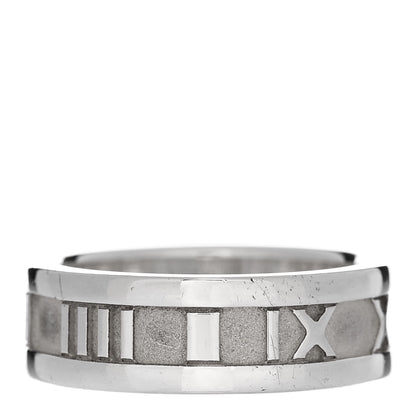 Tiffany Sterling Silver Atlas Ring 51 5.75 3 of 5