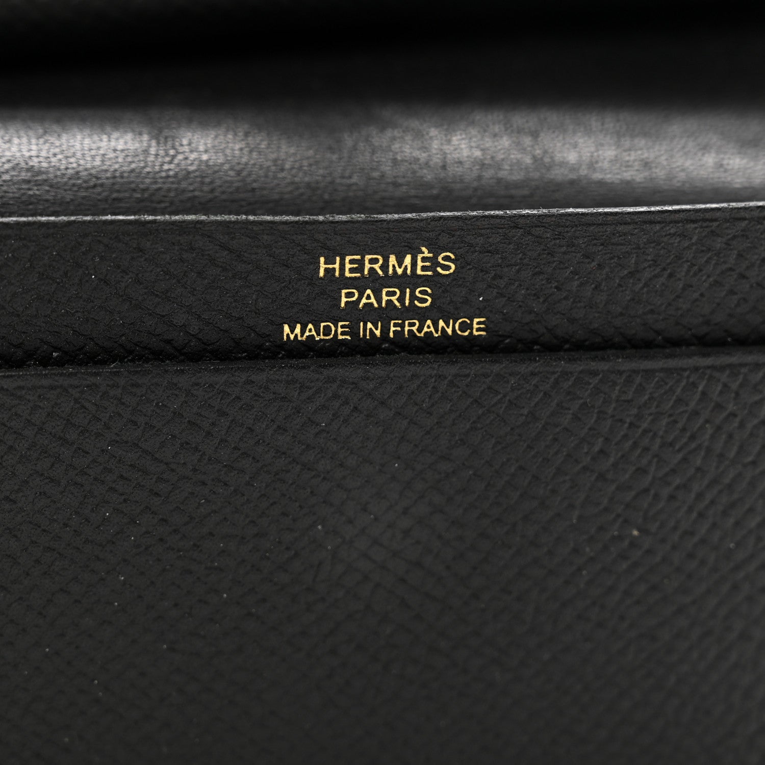 Hermes Epsom Mini Bearn Wallet Black 6 of 7
