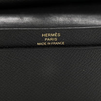 Hermes Epsom Mini Bearn Wallet Black 6 of 7