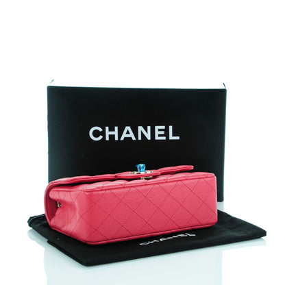 Chanel Caviar Quilted Mini Rectangular Flap Dark Pink 4 of 8