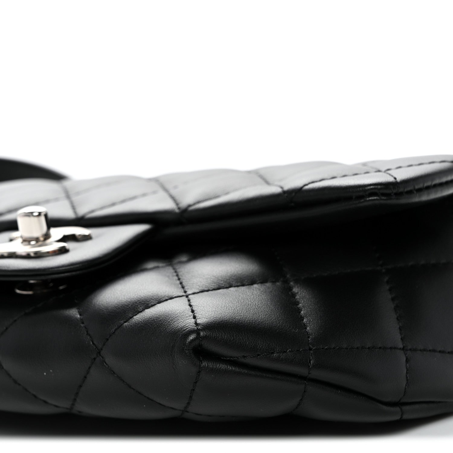 Chanel Calfskin Quilted CC Uniform Flap Belt Bag Black 10 of 10