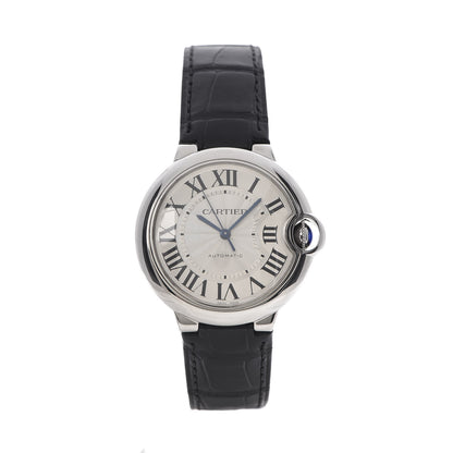 Cartier Stainless Steel Alligator 36mm Ballon Bleu De Cartier Automatic Watch 1 of 13