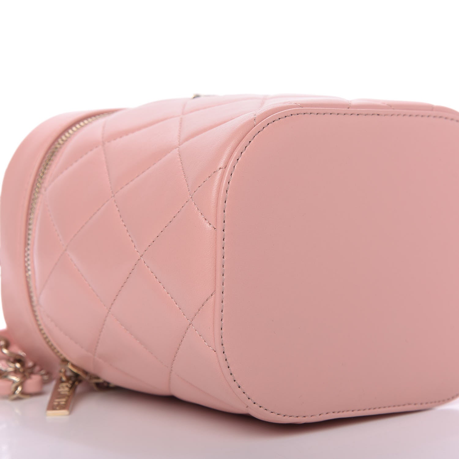 Chanel Lambskin Quilted Trendy Vanity Case Pink 6 of 10