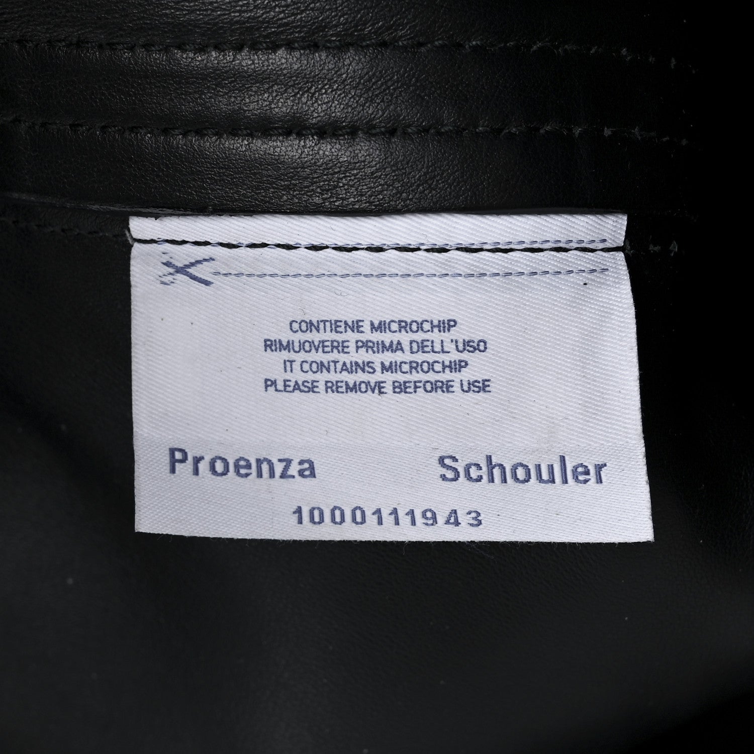Proenza Schouler Smooth Calfskin Suede Snakeskin Paneled Bucket Bag Blue 6 of 10
