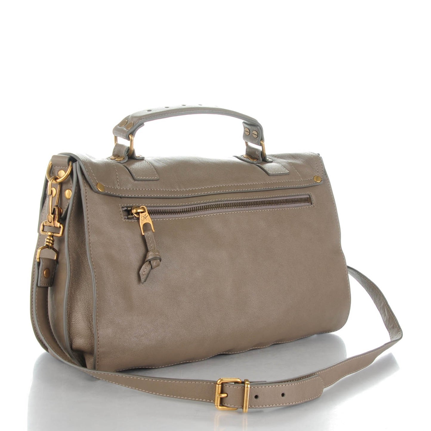 Lambskin Medium PS1 Satchel Smoke