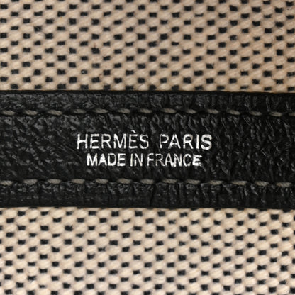 Hermes Toile Negonda Garden Party 36 MM Tote Black Ecru 6 of 10