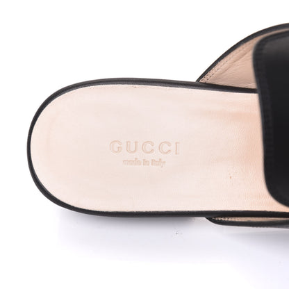 Gucci Calfskin Crystal Tiger Embroidered Princetown Slippers 39.5 Black 8 of 11