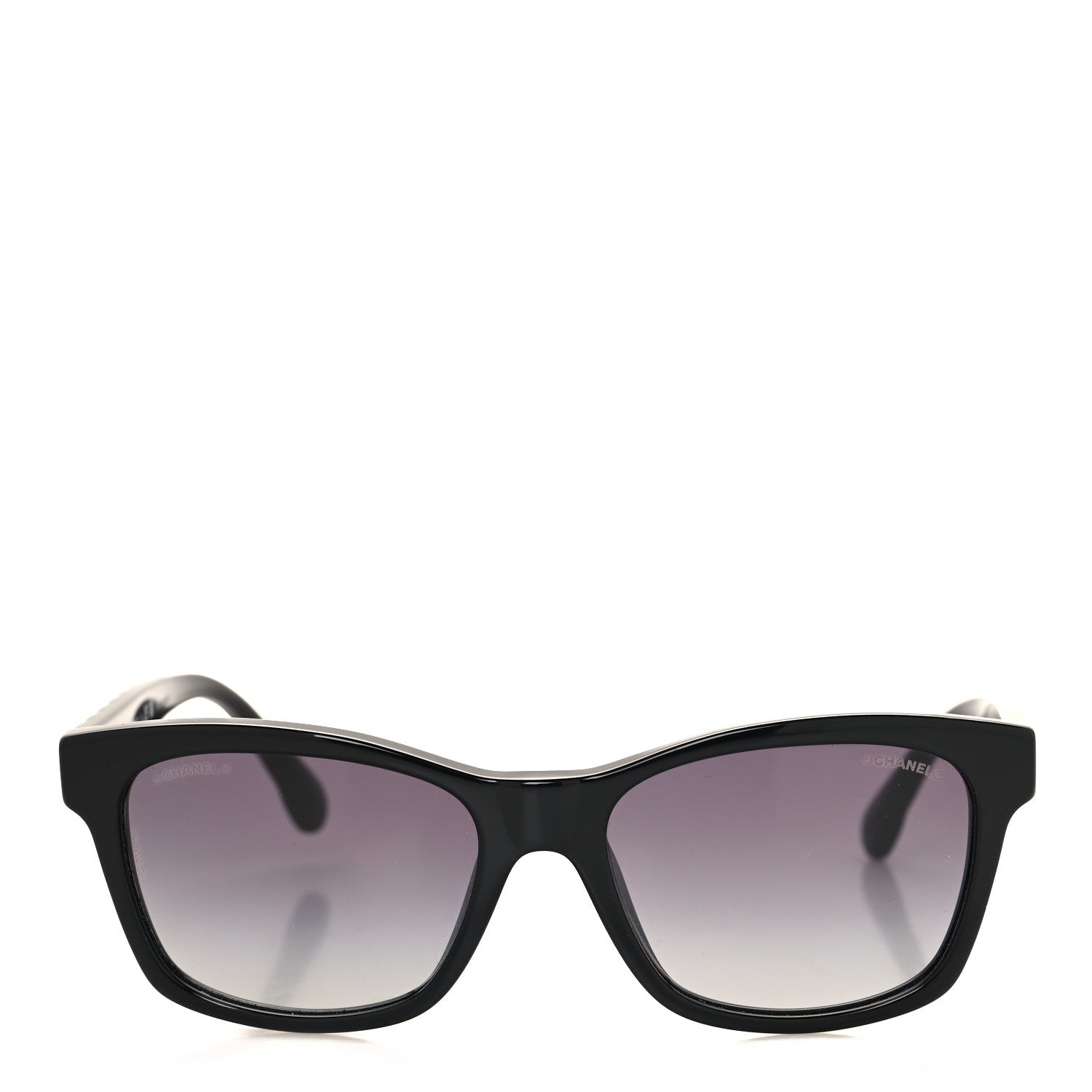 Chanel Acetate Quilted Square Sunglasses 5484-A Black 2 of 7