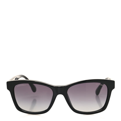 Chanel Acetate Quilted Square Sunglasses 5484-A Black 2 of 7