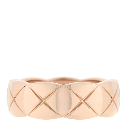 Chanel 18K Beige Gold Small Coco Crush Ring 52 6 3 of 4