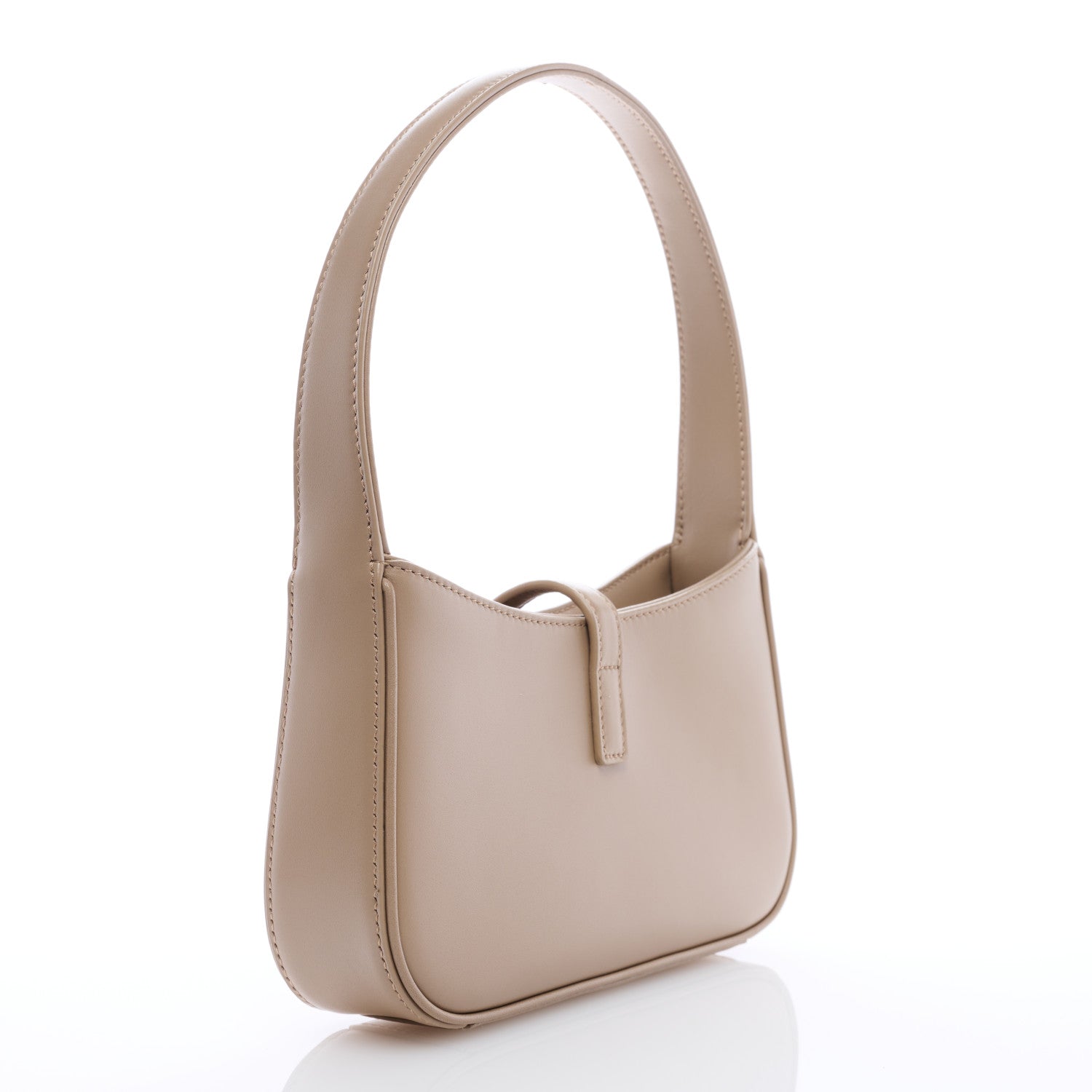 Saint Laurent Vegetable Le 5 A 7 Mini Hobo Dark Beige 3 of 8