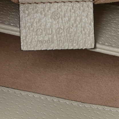 Gucci GG Supreme Monogram Flora Web Small Ophidia Chain Shoulder Bag White 6 of 11
