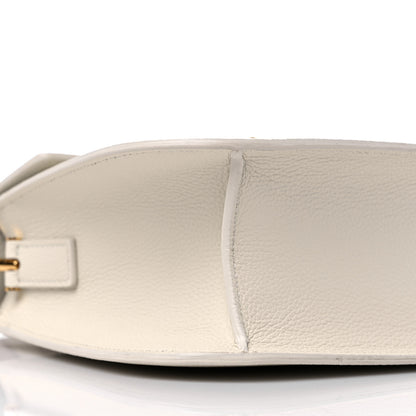 Tom Ford Grained Calfskin T Clasp Tara Crossbody Bag White 6 of 9