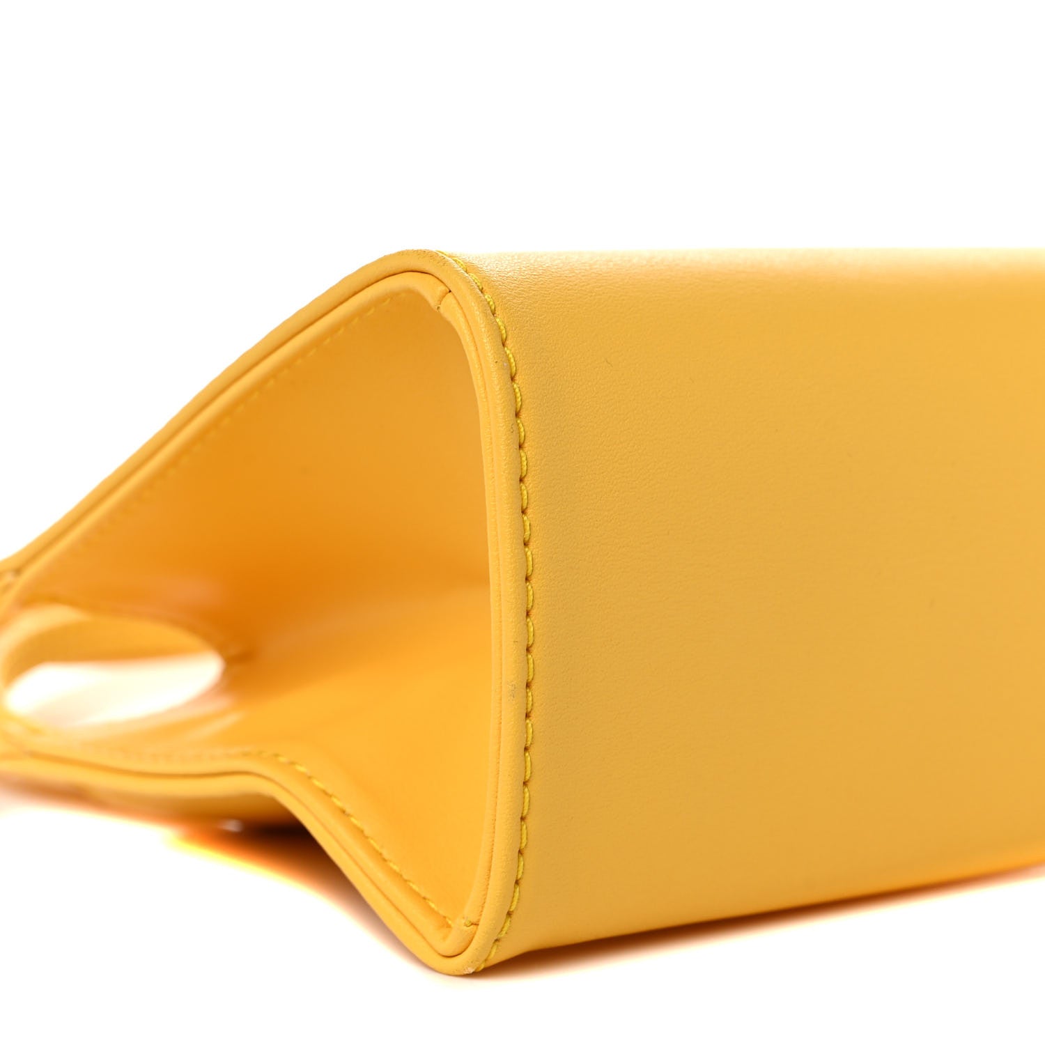Telfar Vegan Leather Small Shopping Bag Yellow 8 of 9