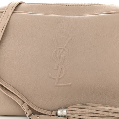 Saint Laurent Lambskin Monogram Small Lou Camera Bag Dark Beige 8 of 10