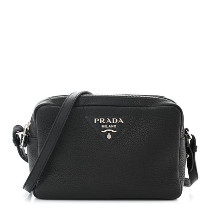 Prada Vitello Daino Soft Camera Crossbody Black 1 of 11