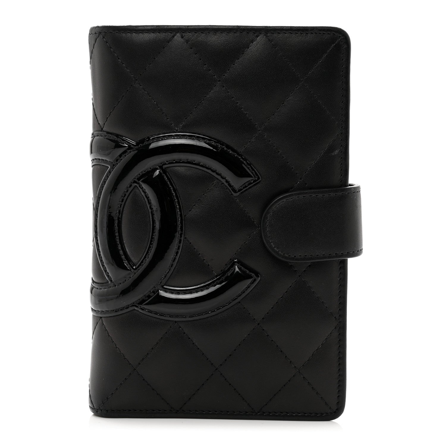 Chanel Calfskin Cambon Zipped Pocket Wallet Black 1 of 11