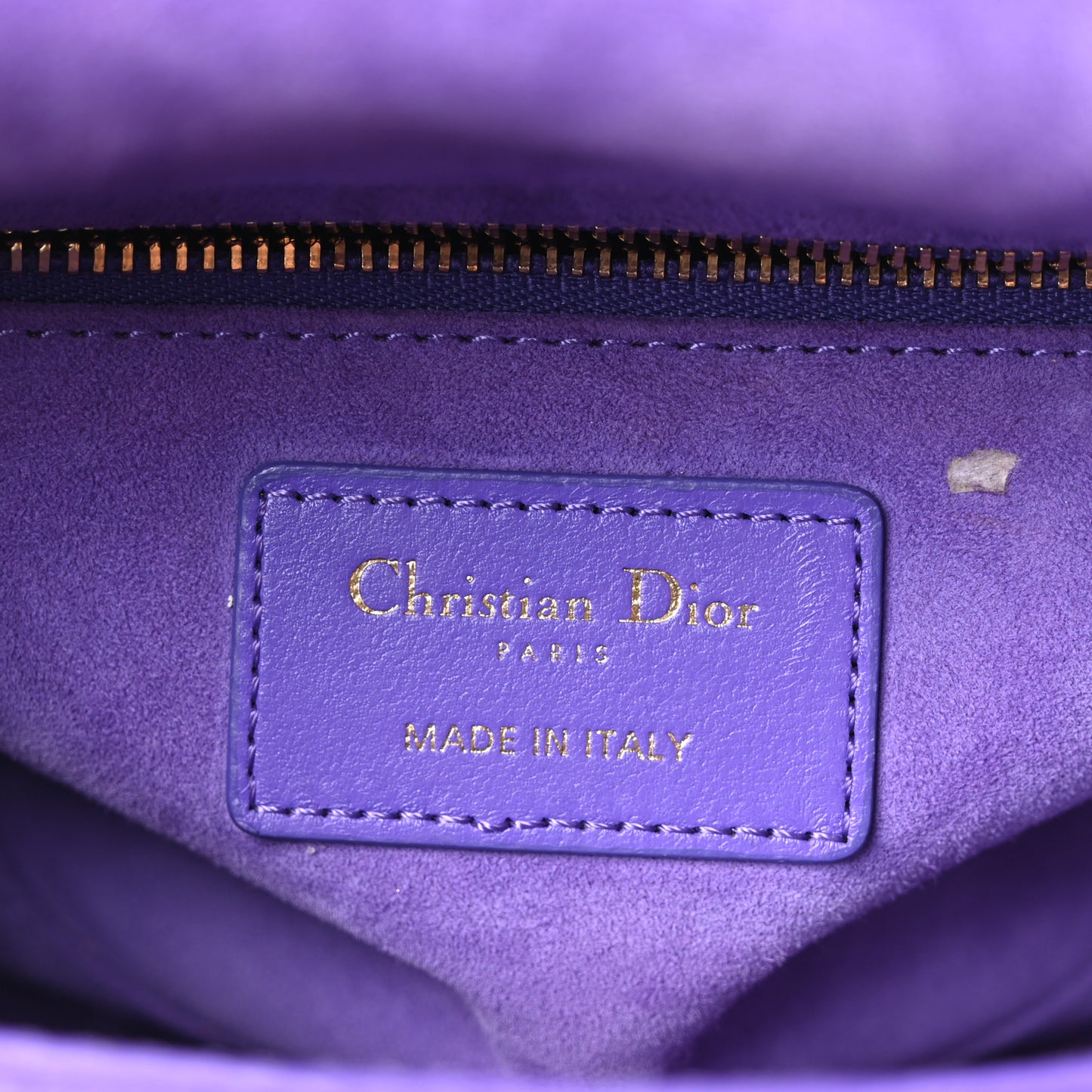 Lambskin Cannage Small My ABCDior Lady Dior Purple