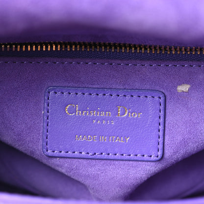 Christian Dior Lambskin Cannage Small My ABCDior Lady Dior Purple 6 of 10