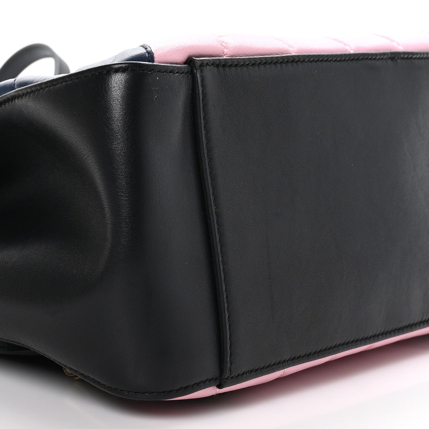 Gucci Calfskin Bamboo Trapuntata Queen Margaret Backpack Blue Agata Hibiscus Red Mystic White Sugar Pink 8 of 9