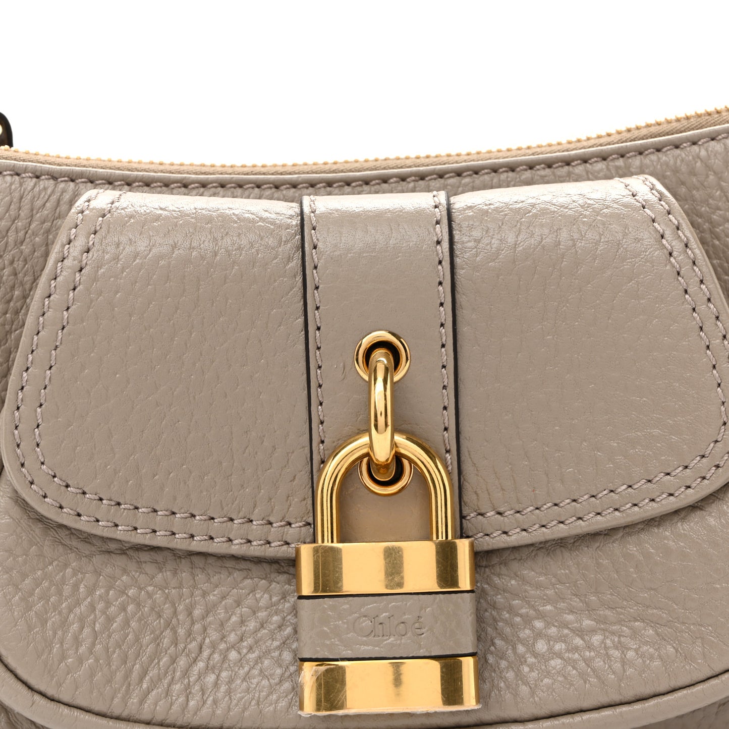 Grained Calfskin The 99 Shoulder Bag Motty Grey