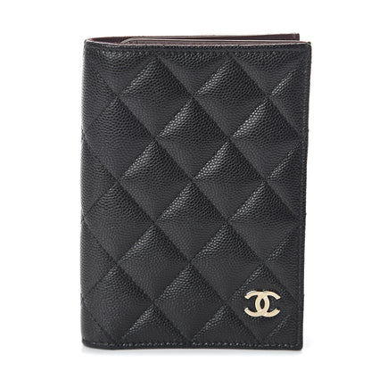 Chanel Caviar Quilted Passport Holder Black 1 of 6