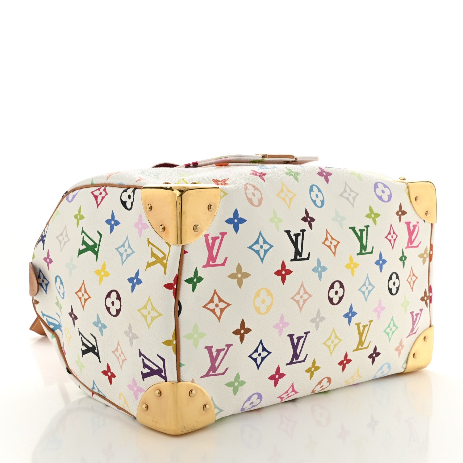 Louis Vuitton Monogram Multicolor Speedy 30 White 3 of 10