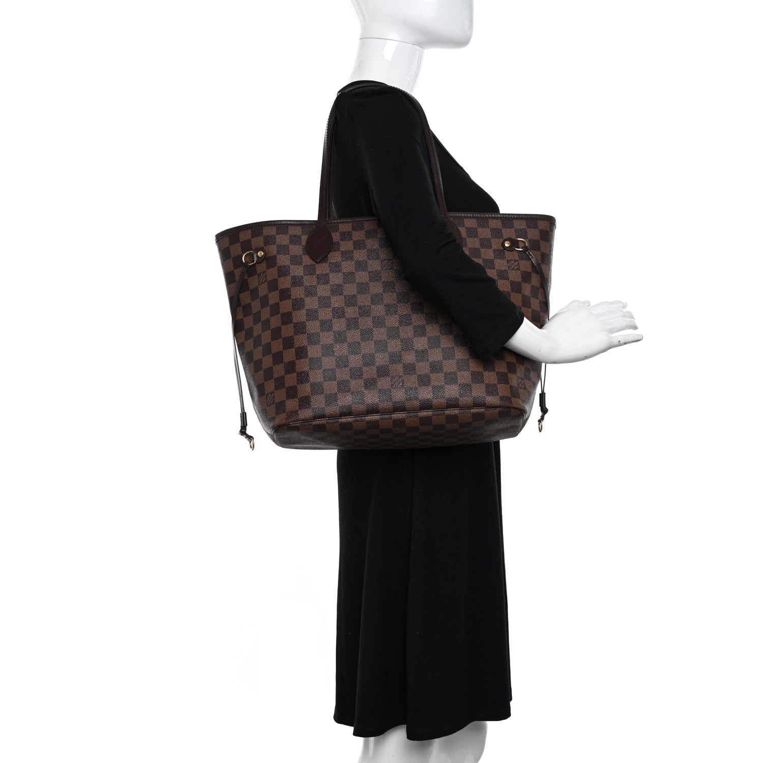Louis Vuitton Damier Ebene Neverfull MM 2 of 16