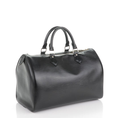 Louis Vuitton Epi Speedy 35 Black 3 of 7