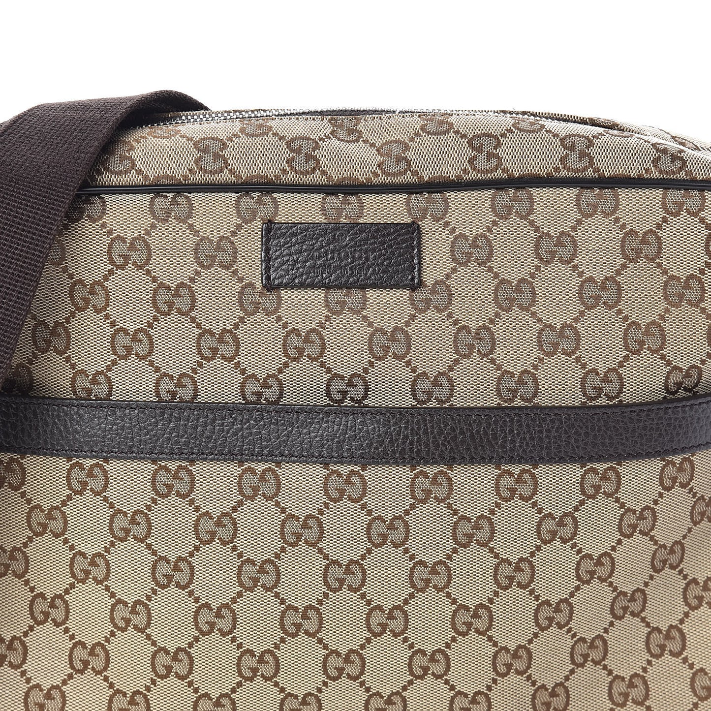 Monogram Messenger Bag Dark Brown