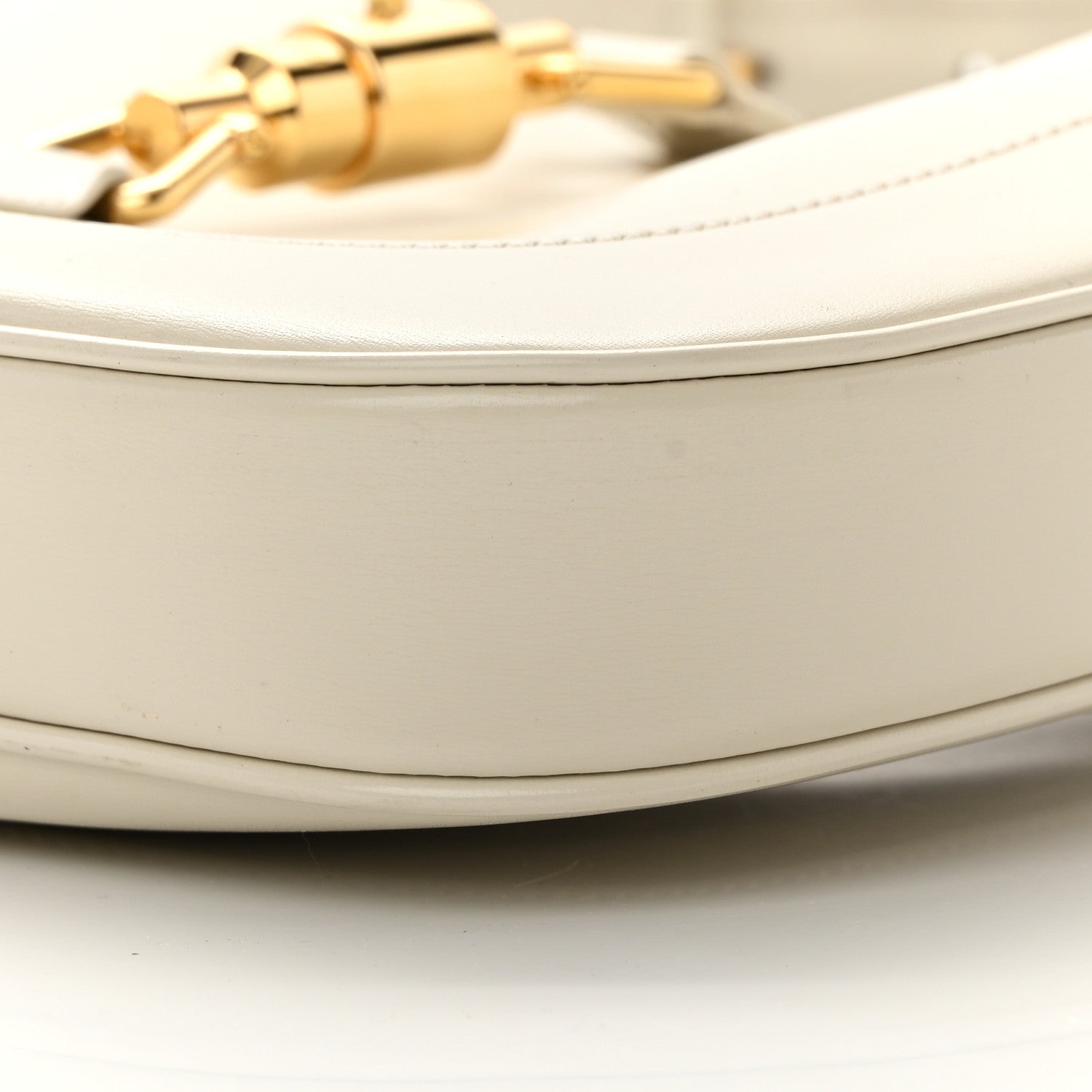 Gucci Boarded Dyana Lux Calfskin Small Jackie 1961 Hobo Mystic White 10 of 13