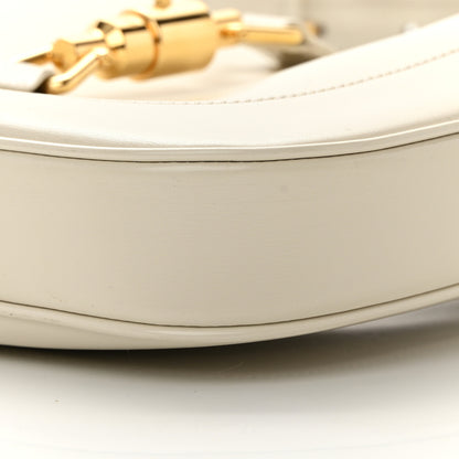 Gucci Boarded Dyana Lux Calfskin Small Jackie 1961 Hobo Mystic White 10 of 13
