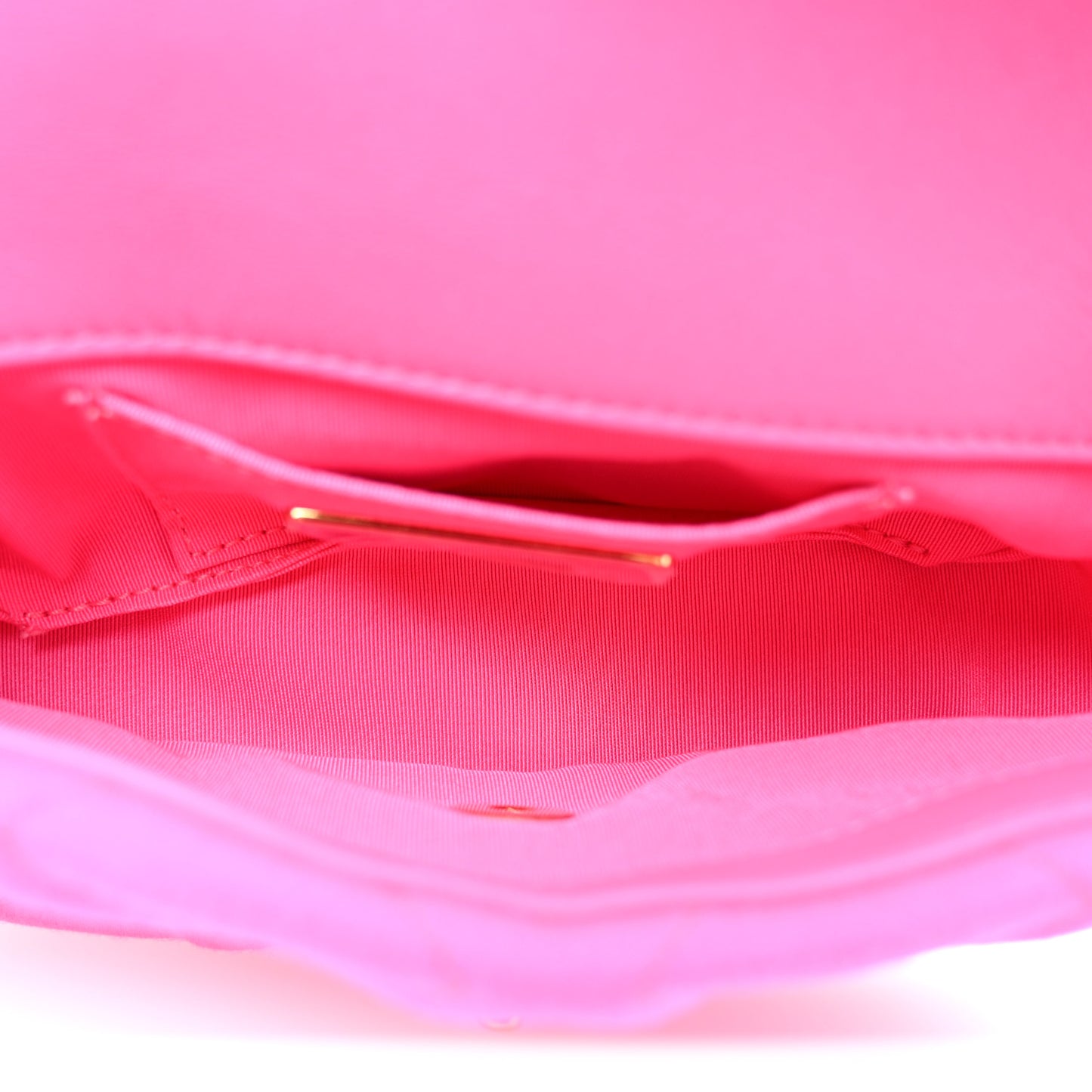Jersey Quilted Chanel 19 Waist Bag Pink
