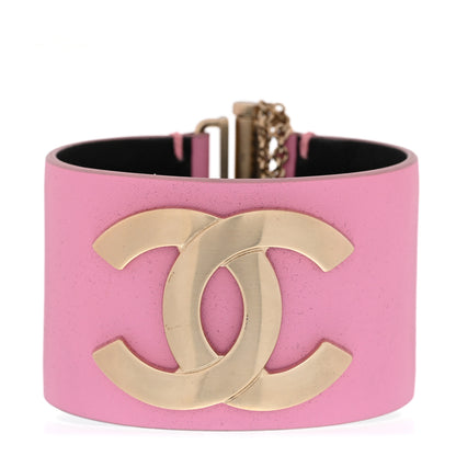 Chanel Calfskin CC Cuff M Pink 1 of 4