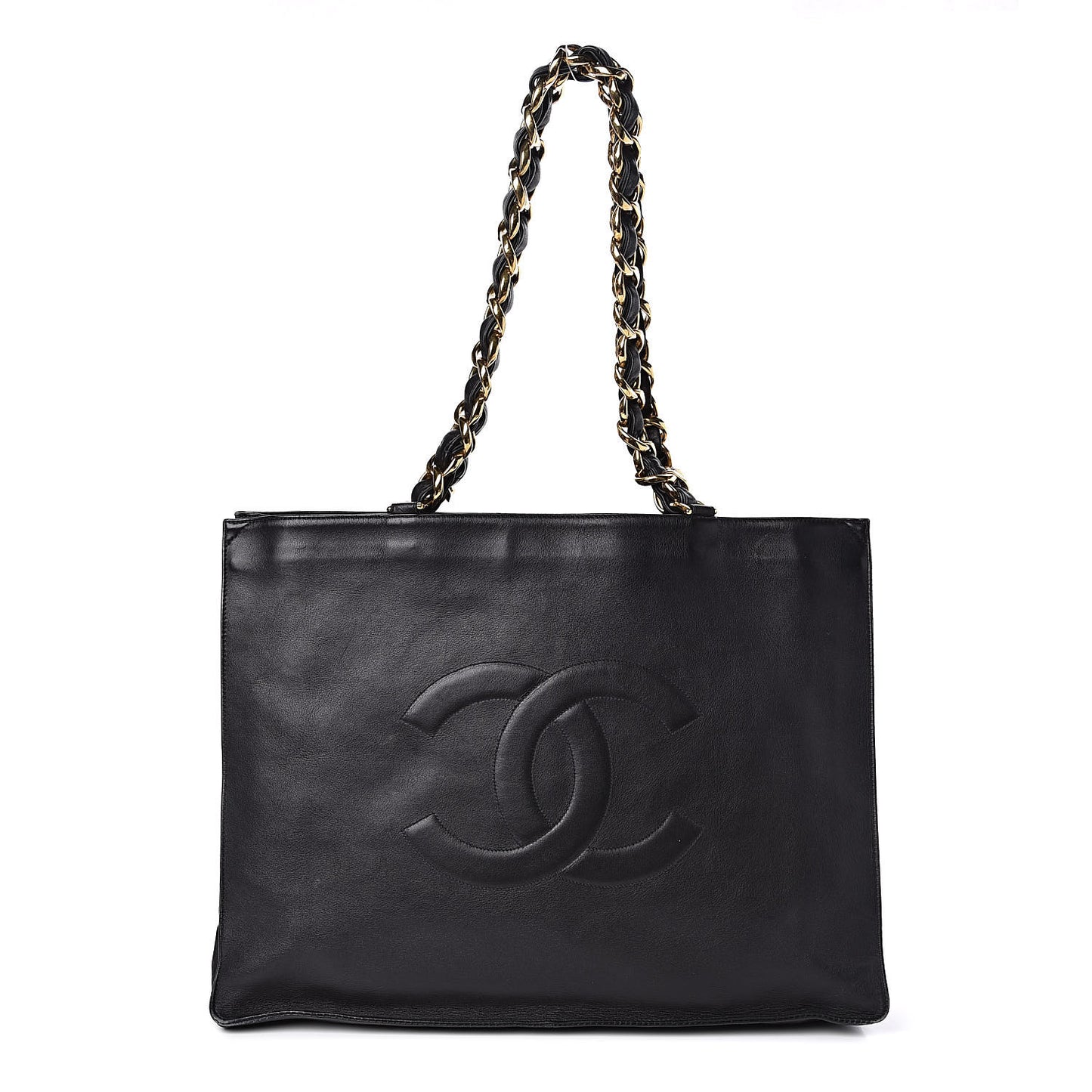 Lambskin CC Shoulder Bag Black