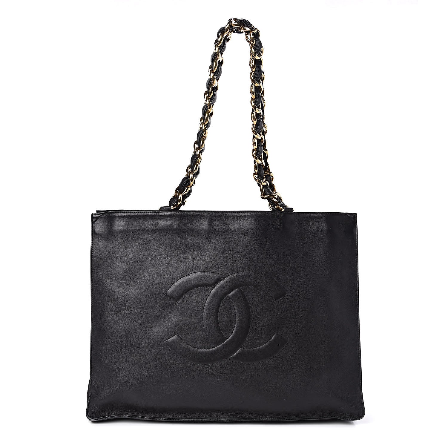 Chanel Lambskin CC Shoulder Bag Black 1 of 13