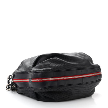 Chanel Lambskin Perforated Baseball Spirit Ligne Bag Navy 4 of 11