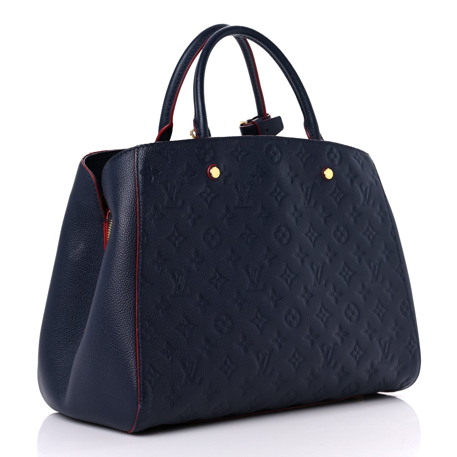 Louis Vuitton Empreinte Montaigne GM Marine Rouge 3 of 20