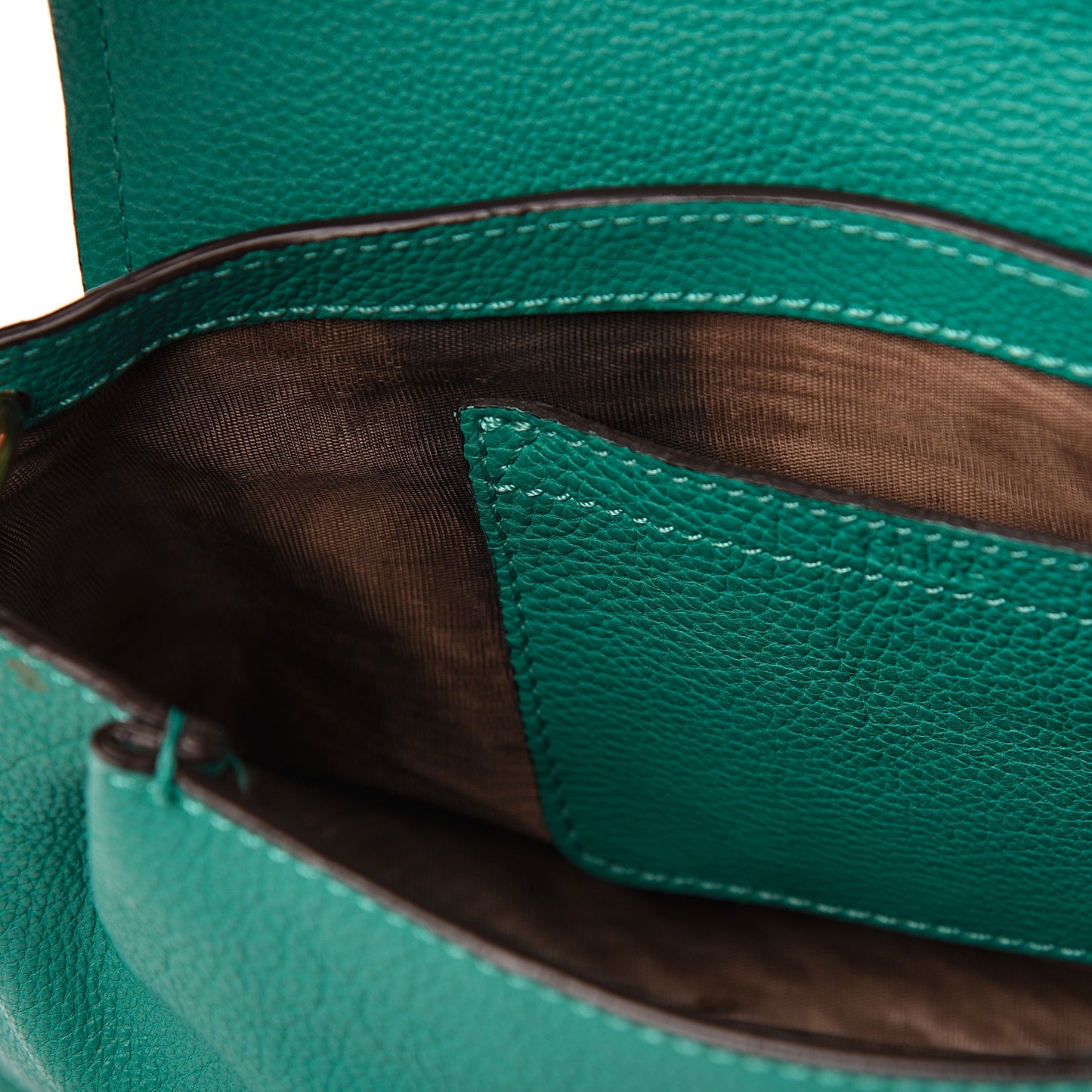 Goatskin Elsie Crossbody Bag Jade Green
