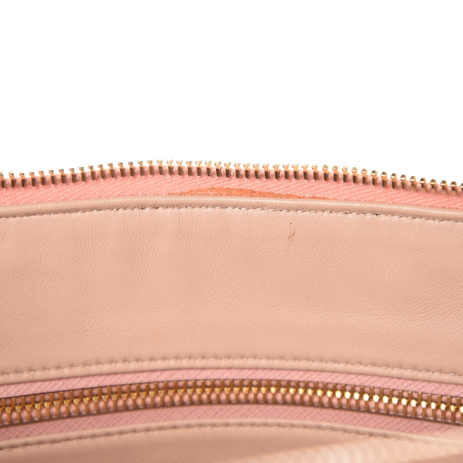 Prada Saffiano Lux Bi-Color Promenade Dome Tote Orchidea Talco 8 of 18