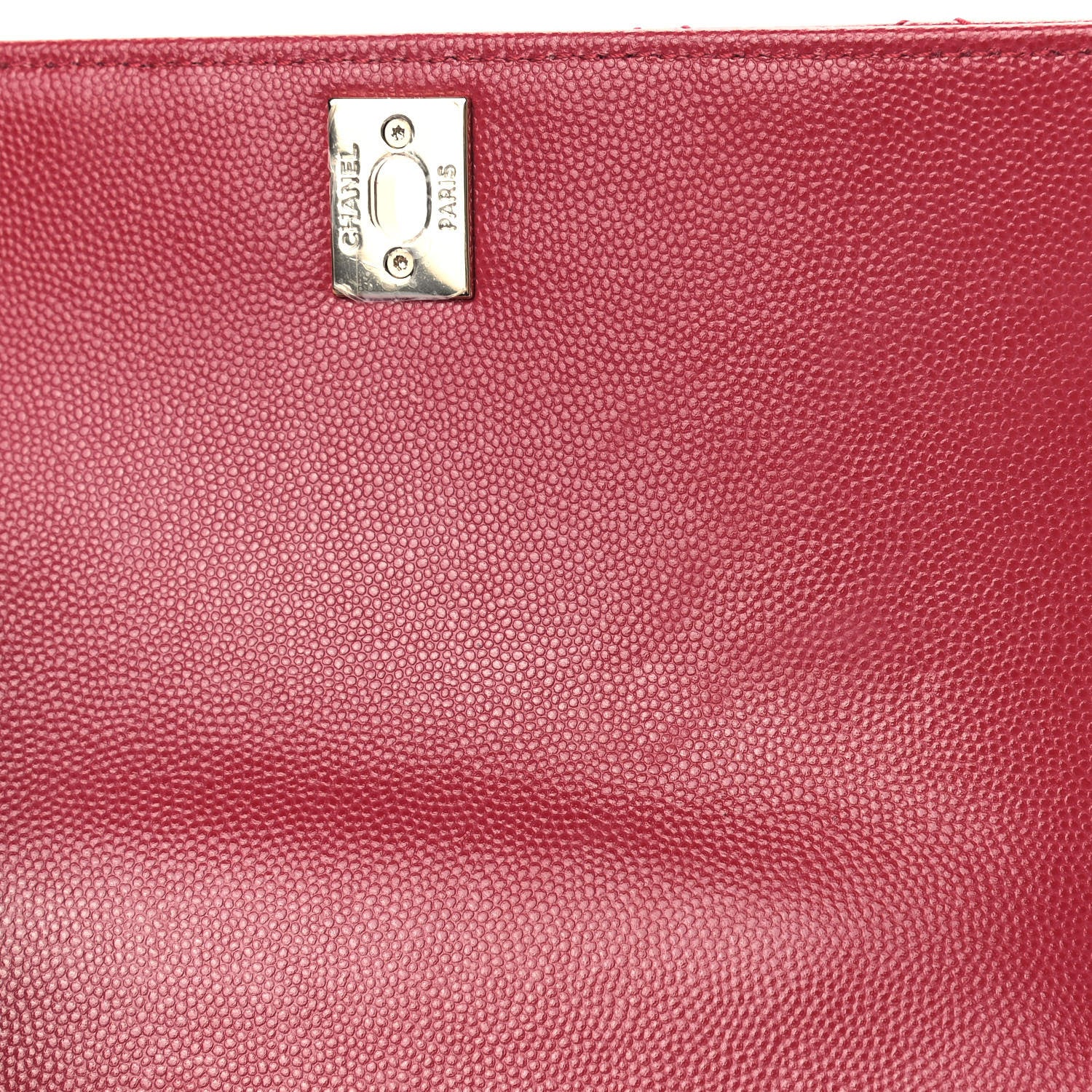 Chanel Caviar Quilted Mini Coco Handle Flap Dark Pink 9 of 9