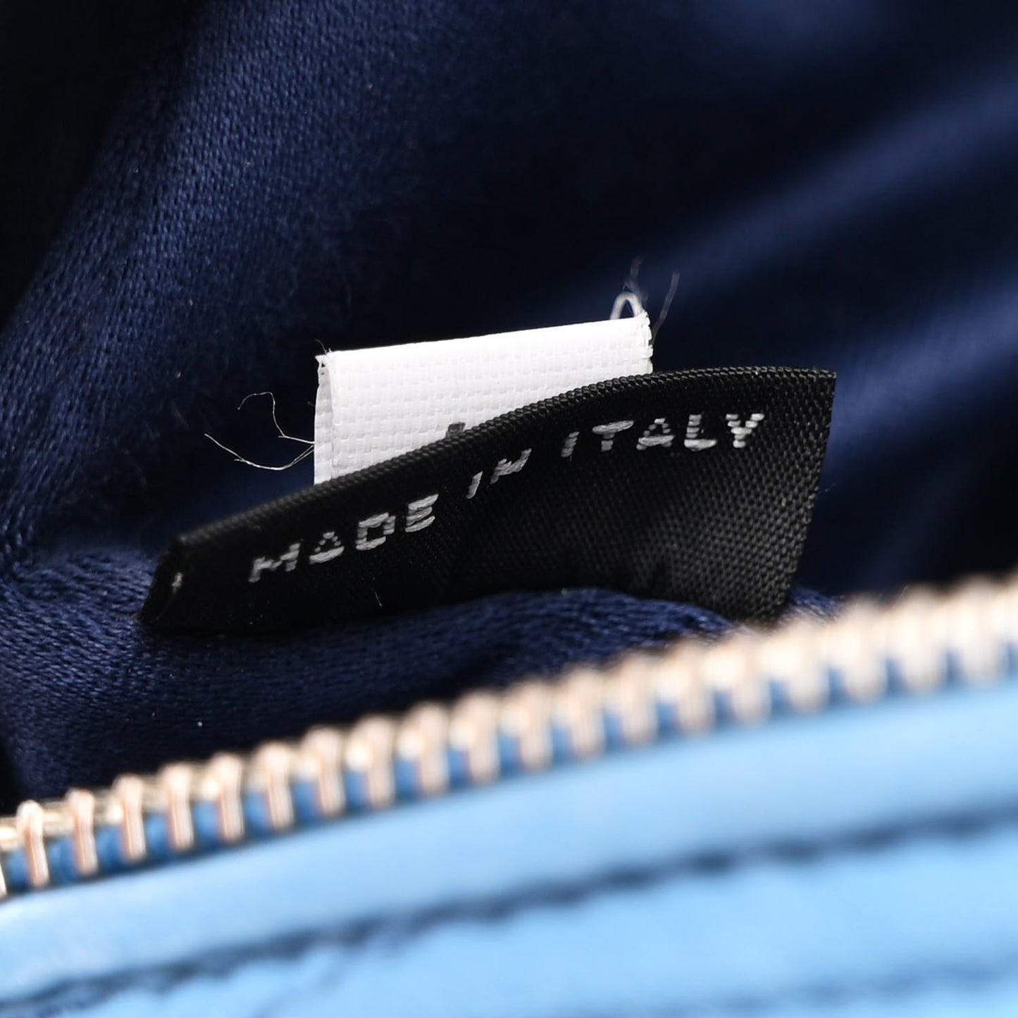 Nappa Matelasse Mini Backpack Blue
