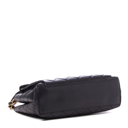 Chanel Caviar Quilted Flap Shoulder Bag Black 3 of 10