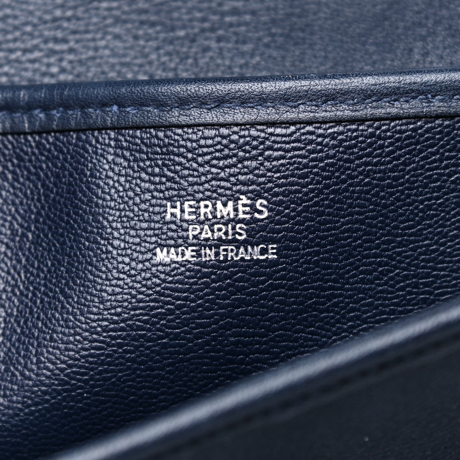 Hermes Taurillon Clemence Christine Bleu Indigo 6 of 22