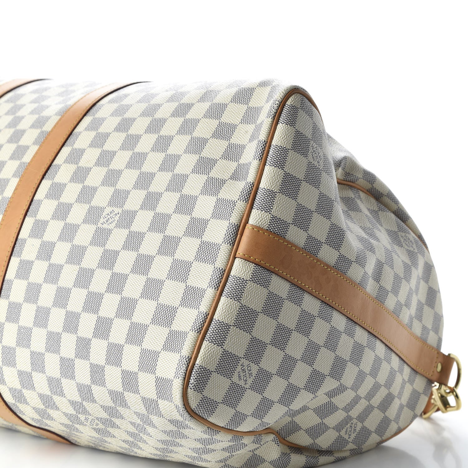 Louis Vuitton Damier Azur Keepall Bandouliere 55 6 of 9